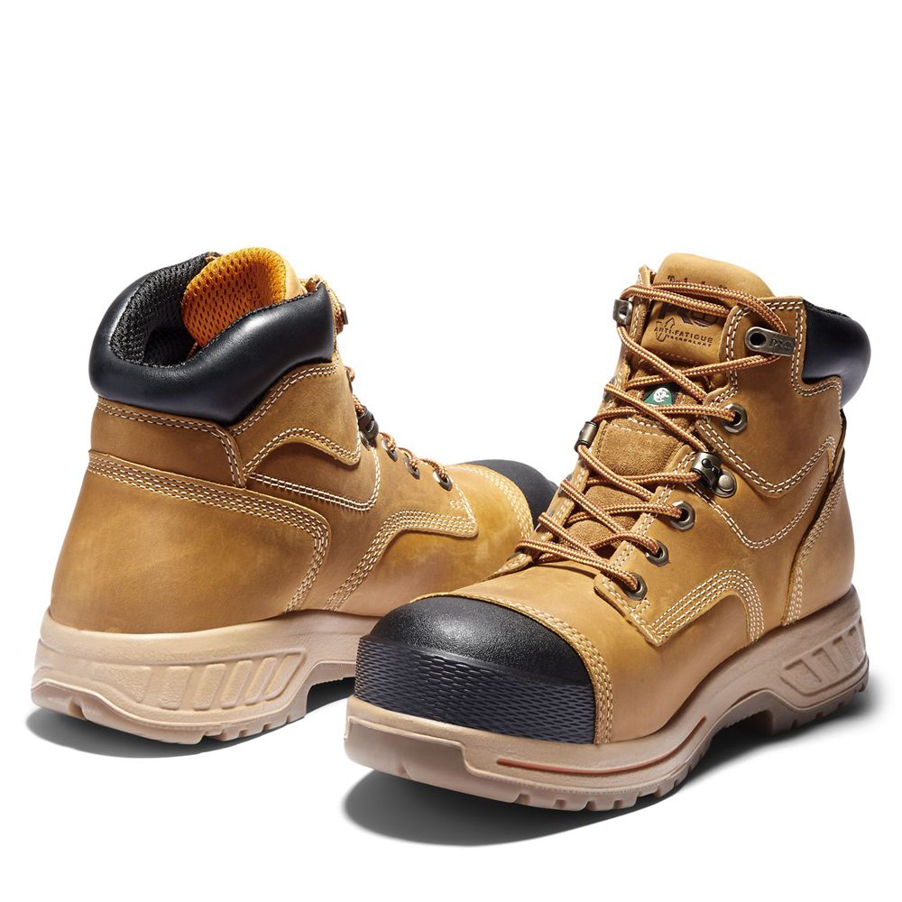 Bocanci De Muncă Timberland Barbati Maro/Negrii - Pro® Endurance Hd 6\" Comp Toe - Romania - DNHBQO21